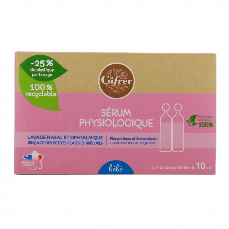 Gifrer Physiological Serum 24 x 10 ml 3701129000199