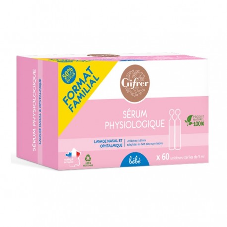 Gifrer Sérum Physiologique 60 x 5 ml 3401098358580