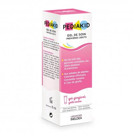 Pediakid Gel de Soin Premières Dents 15 ml 3700225602504