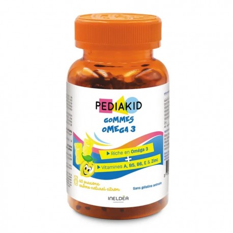 Pediakid Gommes Oméga 3 60 Gommes 3700225602337
