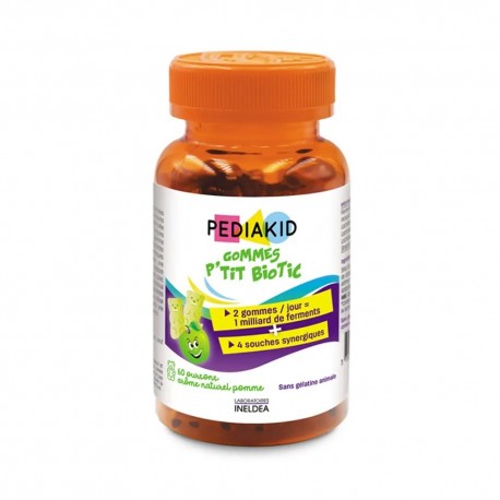 Pediakid P'tit Biotic Gummies 60 Gummies 3700225602719