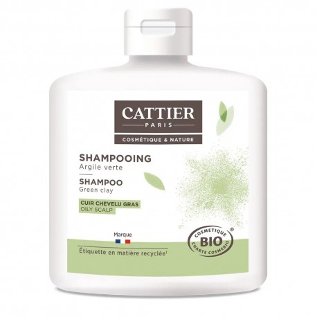 Cattier Shampooing Cuir Chevelu Gras Argile Verte 250 ml 3283950910798