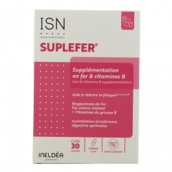 Ineldea Suplefer Supplémentation en Fer 30 Gélules 3700225641077