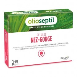 Olioseptil Nez-Gorge 15 Gélules 3700225600302