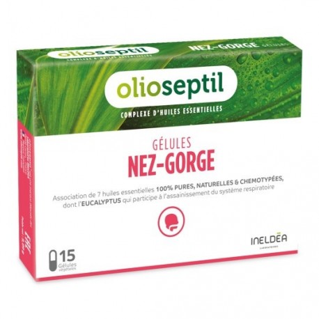 Olioseptil Nez-Gorge 15 Gélules 3700225600302