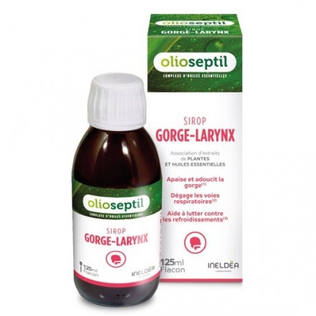 Olioseptil Sirop Gorge-Larynx 125 ml 3700225600357