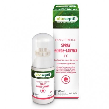 Olioseptil Spray Gorge-Larynx 15 ml 3700225603327
