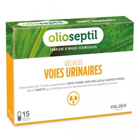 Olioseptil Urinary Tract 15 Capsules 3700225600326