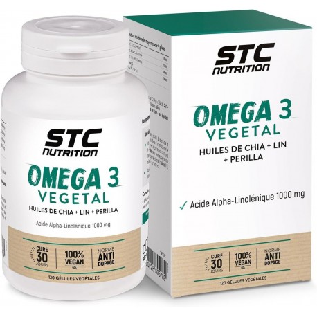 Stc Nutrition Oméga 3 Végétal 120 Gélules 3700225605789
