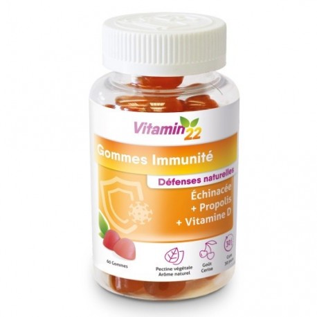 Vitamin'22 Immune Gummies 60 Gummies 3700225600906