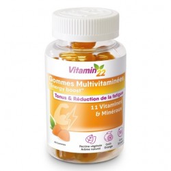 Vitamin'22 Gommes Multivitaminées 60 Gommes 3700225600913