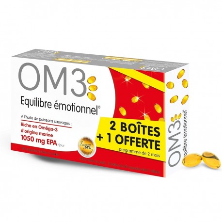 Isodisnatura Om3 Équilibre Émotionnel 3 x 60 Capsules 5425013139991