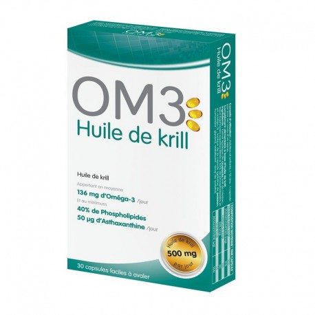 OM3 Krill Oil 30 Capsules 3428883935009