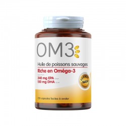 OM3 Wild Fish Oil 120 Capsules 3428883934002