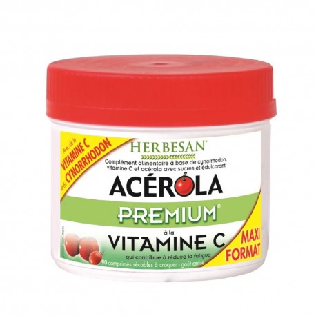 Herbesan Acerola Premium 90 Comprimés 3428883642105