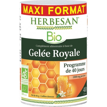 Herbesan Gelée Royale Bio 40 g 3428883616007