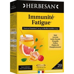 Herbesan Immunité Fatigue 20 Ampoules 3428883628208