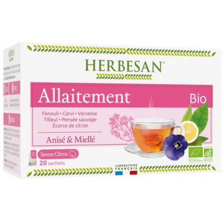 Herbesan Infusion Bio Allaitement 20 Sachets 3428883635008