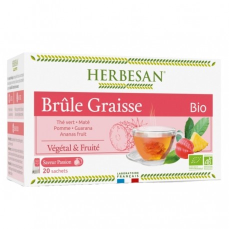 Herbesan Infusion Bio Brûle Graisse 20 Sachets 3428883639006