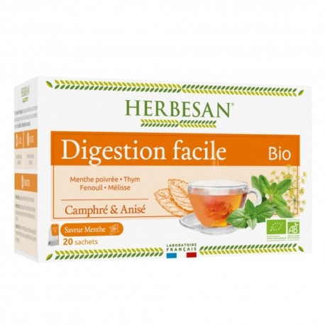 Herbesan Infusion Organic Easy Digestion 20 Sachets 3428883658007