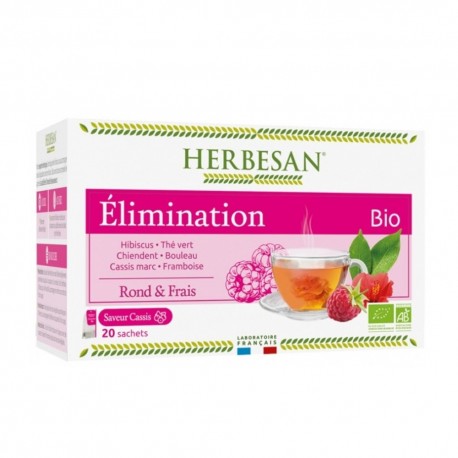 Herbesan Infusion Organic Elimination 20 Sachets 3428883658403