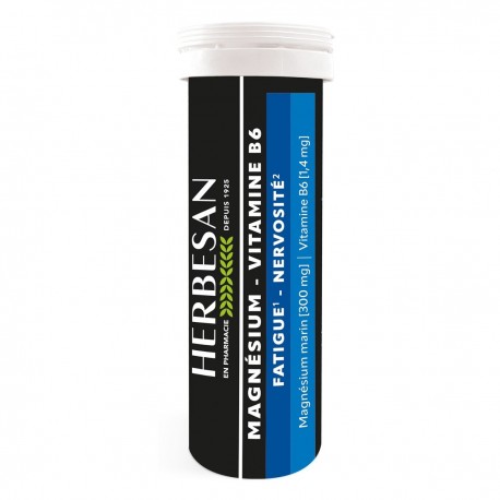 Herbesan Magnésium Vitamine B6 15 Comprimés 3428883636203