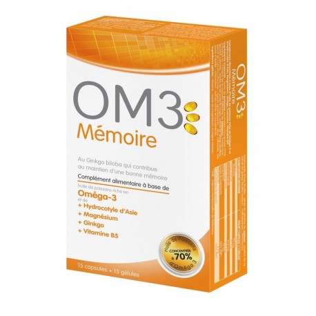 OM3 Mémoire 15 Gélules + 15 Capsules 5425013130035