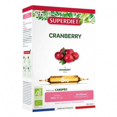 Superdiet Cranberry Bio 20 Ampoules 3428881228004