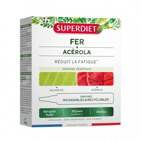 Superdiet Iron + Acerola 20 Single-doses 3428881241904