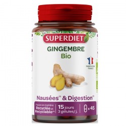 Superdiet Gingembre Bio 45 Gélules 3428881162803