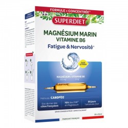 Superdiet Magnésium Marin Vitamine B6 20 Ampoules 3428881226208