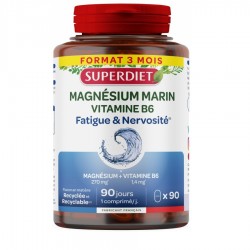 Superdiet Magnésium Marin Vitamine B6 90 Comprimés 3428881134206