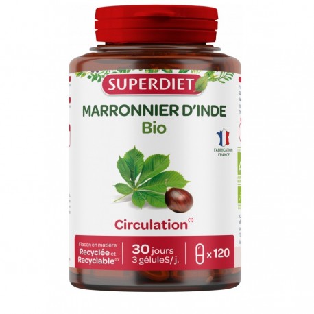 Superdiet Marronnier d'Inde Bio 120 Gélules 3428881139102