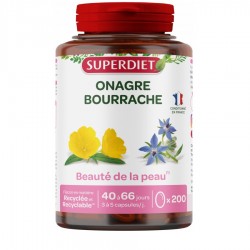 Superdiet Onagre Bourrache 200 Capsules