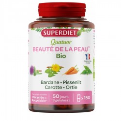 Superdiet Quatuor Skin Beauty Organic 150 Capsules 3428881137009