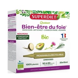 Superdiet Quatuor Liver Well-Being Organic 20 Single-dose 3428881270201