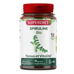 Superdiet Spirulina Organic 45 Capsules