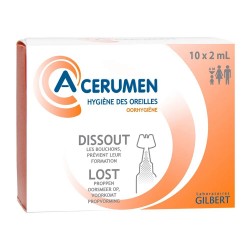 A-Cerumen Hygiène des Oreilles 10 x 2 ml