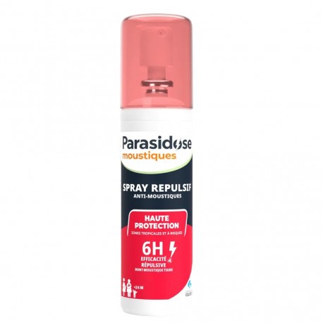 Parasidose Mosquitoes Tropical and High-Risk Zones Mosquito Repellent Spray 100 ml 3518646042775