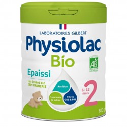 Physiolac Bio 2 Formule Épaissie 6 à 12 Mois 800 g 