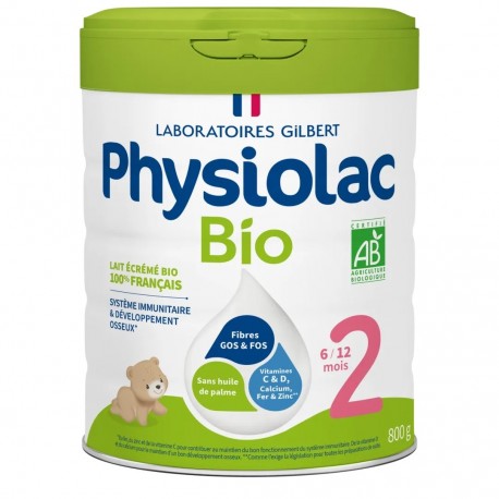 Physiolac Bio 2 6 to 12 Months 800 g 3518646124174