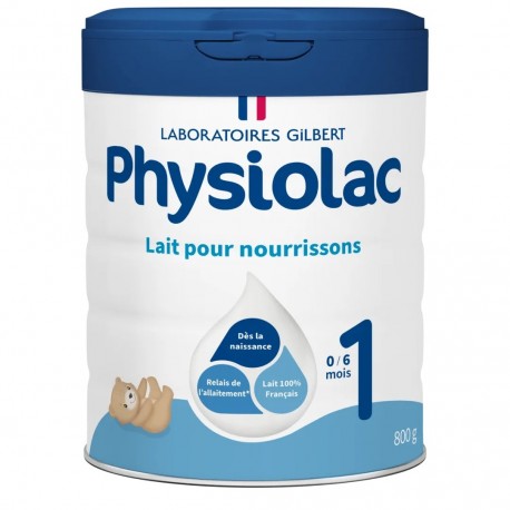 Physiolac 1 Lait Pour Nourrissons 0 à 6 Mois 800 g 