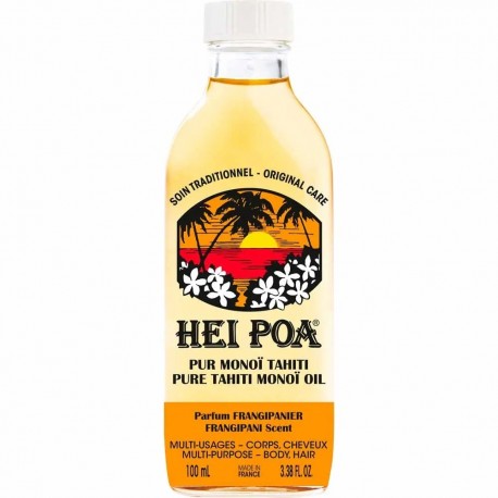 Hei Poa Pur Monoï Tahiti Frangipanier 100 ml 3616826532433