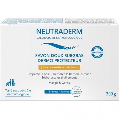 Neutraderm Savon Doux Surgras Dermo-Protecteur 200 g 3273816860190