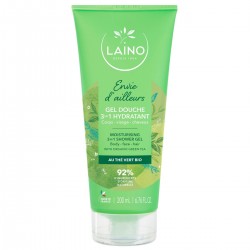Laino Gel Douche 3en1 Hydratant au Thé Vert Bio 200 ml