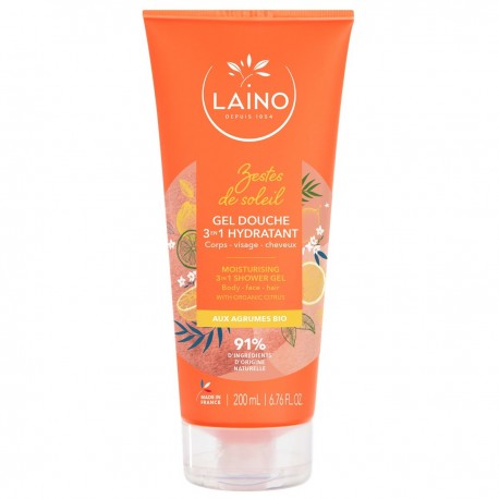 Laino Gel Douche 3en1 Hydratant aux Agrumes Bio 200 ml 3273816029771