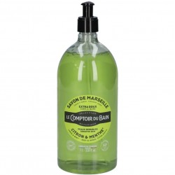Le Comptoir du Bain Savon de Marseille Citron Menthe 1 L 3616828844435