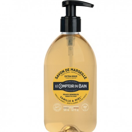 Le Comptoir du Bain Savon de Marseille Vanilla Honey 500 ml 3616828844688
