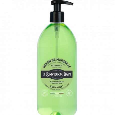 Le Comptoir du Bain Savon de Marseille Verveine 1 L 3616828844428