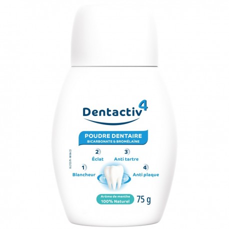 Gilbert Dentactiv 4 Poudre Dentaire 75 g 3518646066092